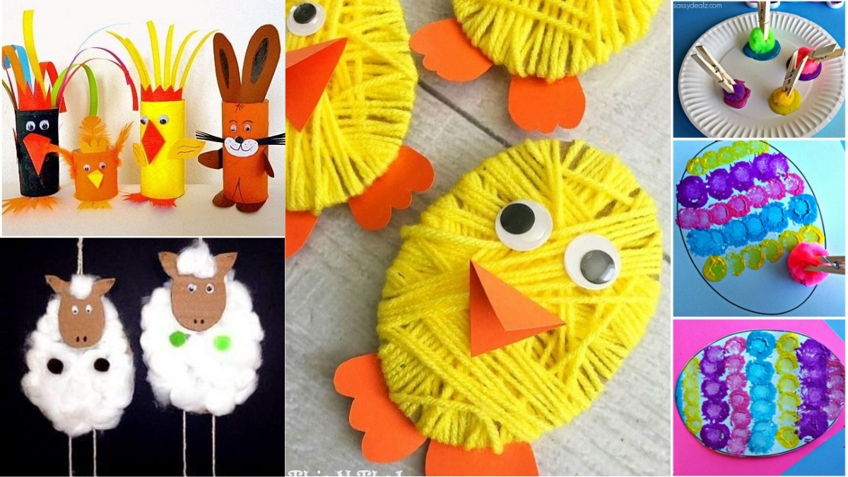 Basteln zu Ostern mit Kindern: Kreative Bastelideen für die ganze ...